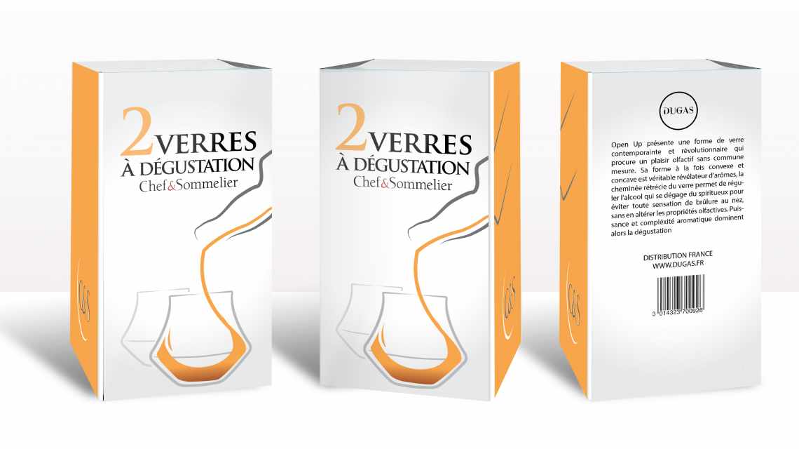 Coffret 2 verres rhum expert Chef & Sommelier