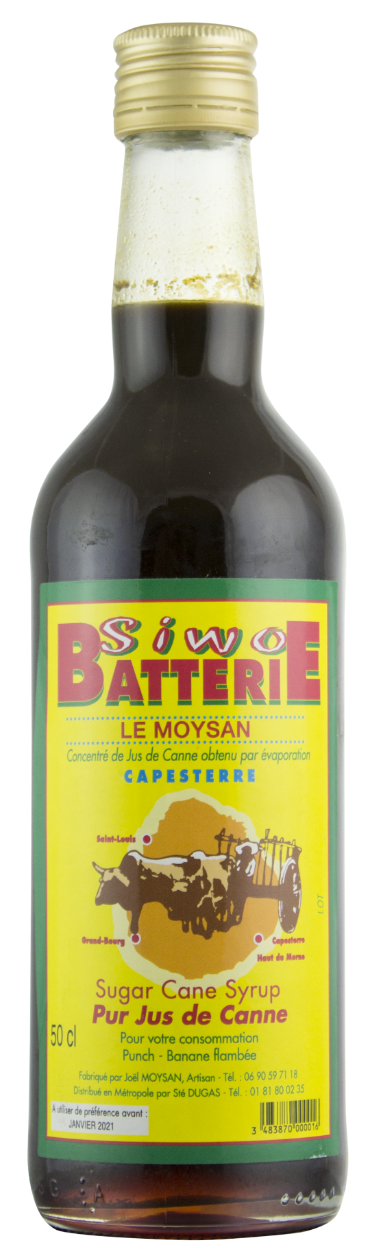 SIWO BATTERIE - LE MOYSAN - CAPESTERRE - PUR JUS DE CANNE - PUNCH BANANE FLAMBEE