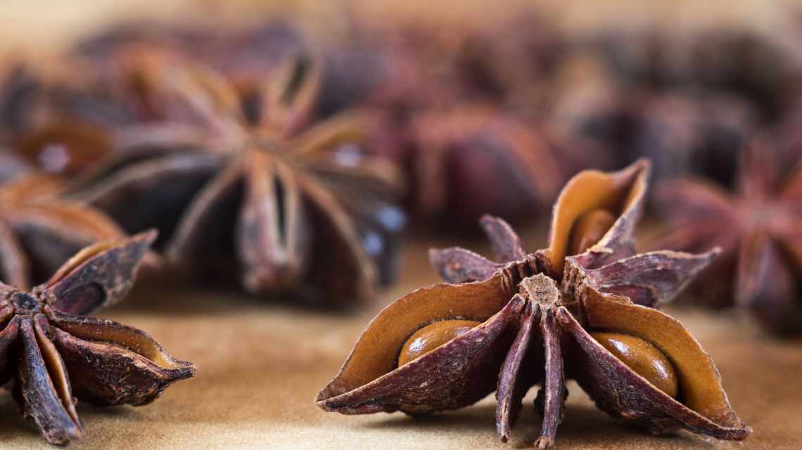 Star anise background